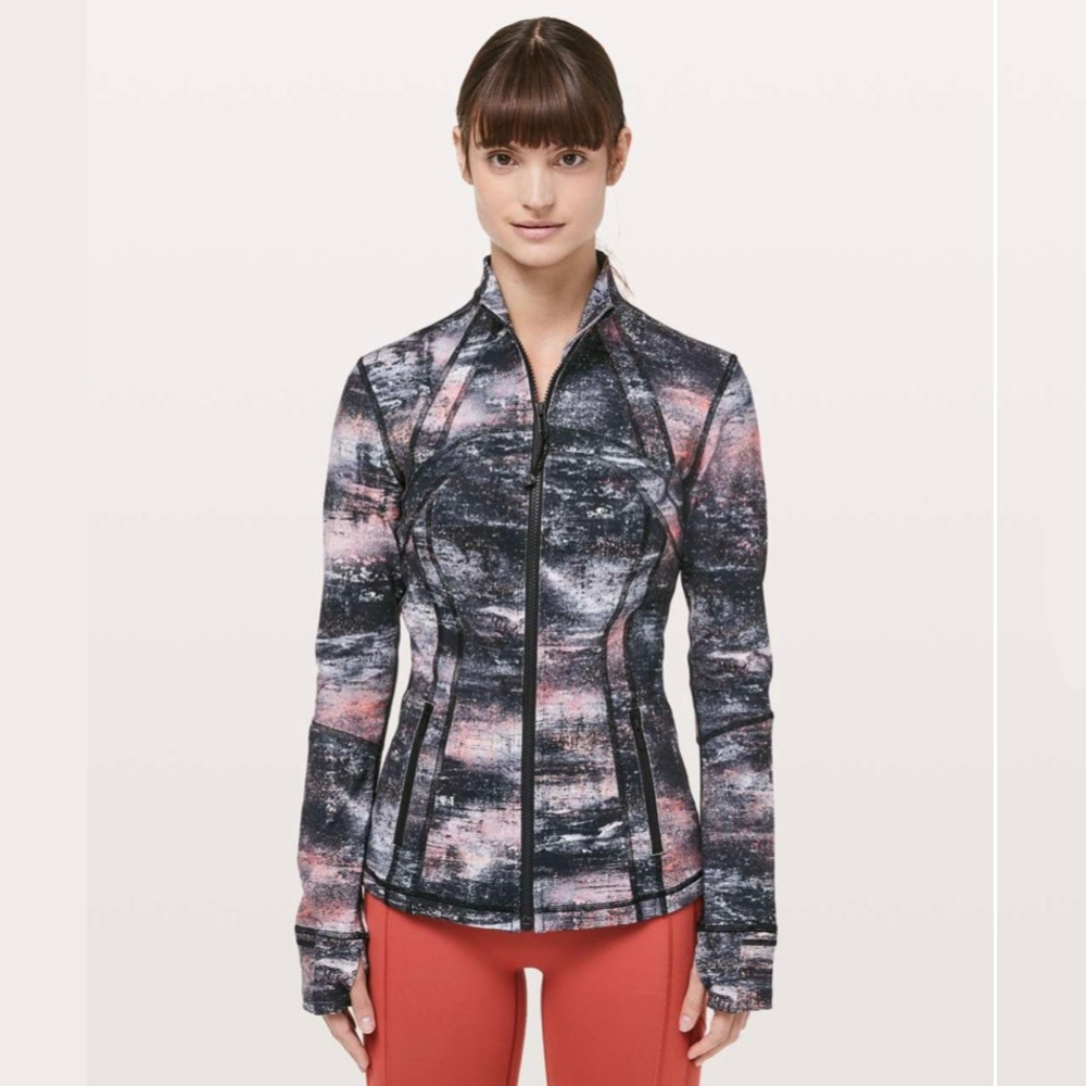 Lululemon - Define Jacket in Azurite Poppy Coral